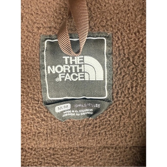 The North Face Denali Jacket Youth Medium Brown Polartec Fleece Outdoor Full Zip - Picture 3 of 7